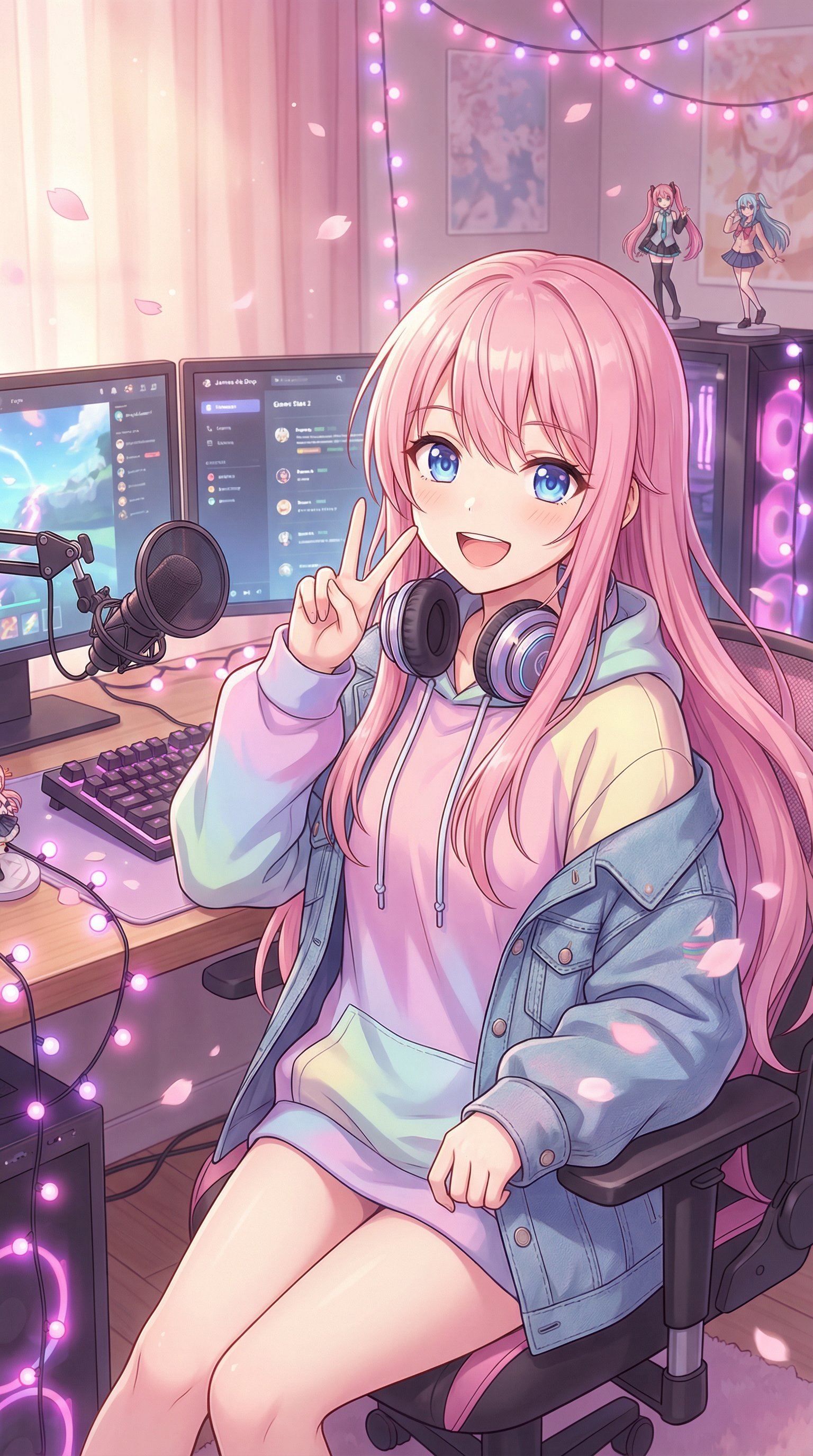 糖心vlog精选视频 - 粉发少女直播日常